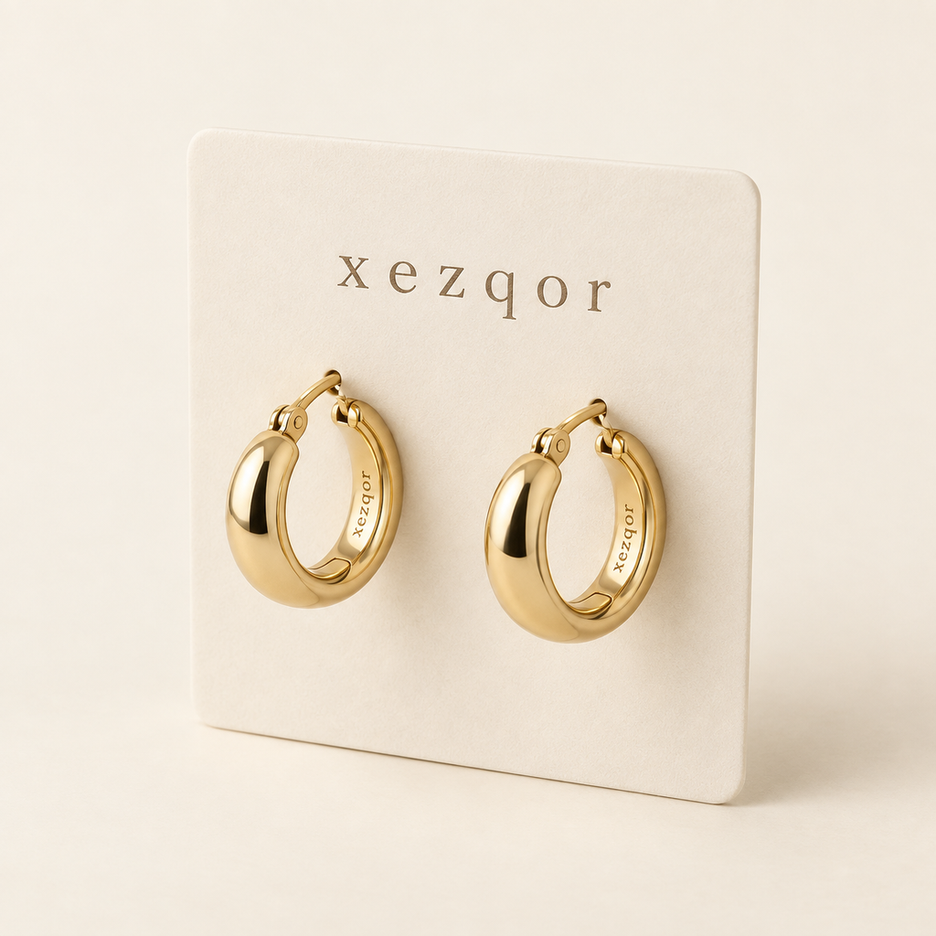 xezqor Orbit Everyday Hoop Earrings
